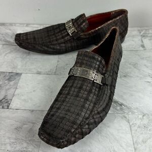 NWT Jo Ghost Woven Leather Loafers Driving Shoes sz 41 Italy